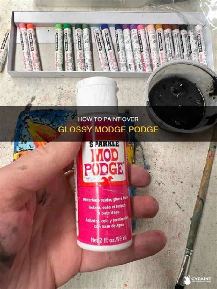 Can I Modge podge over chalk paint?