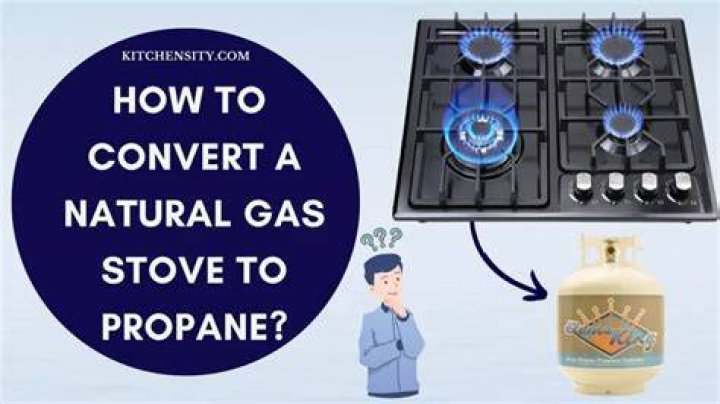 Can natural gas cooktop be converted to LPG?