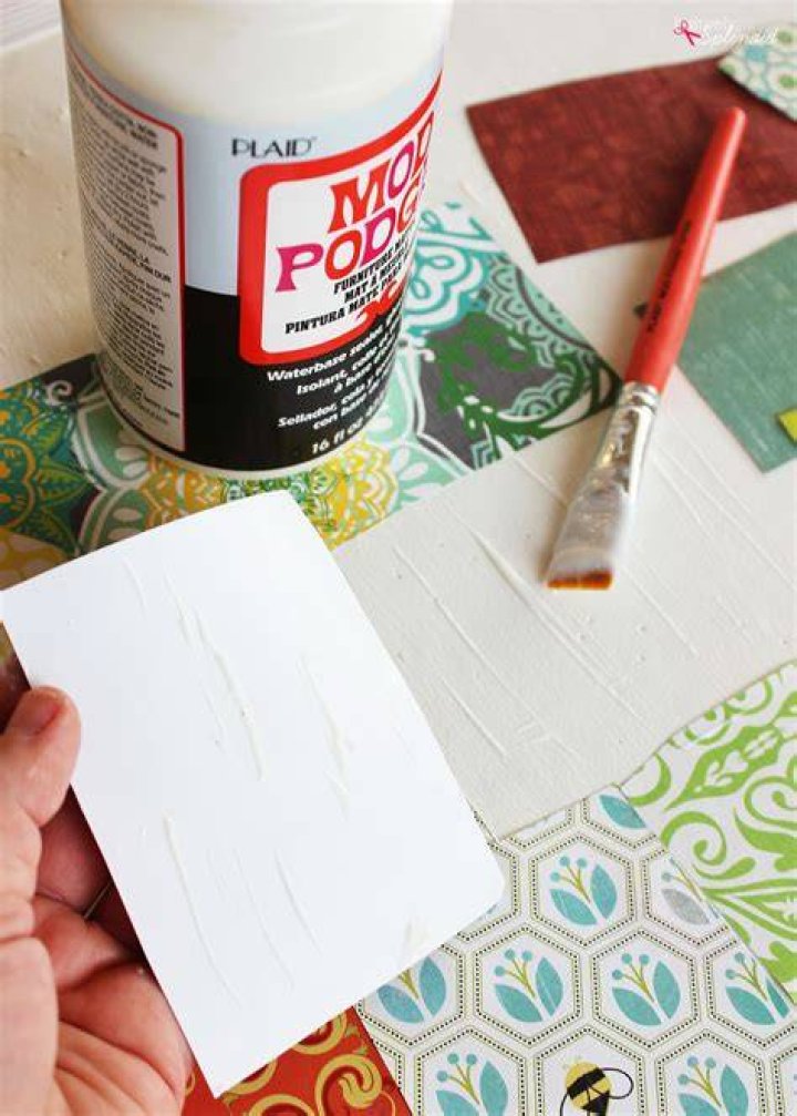 Can you Modge podge chalkboard?