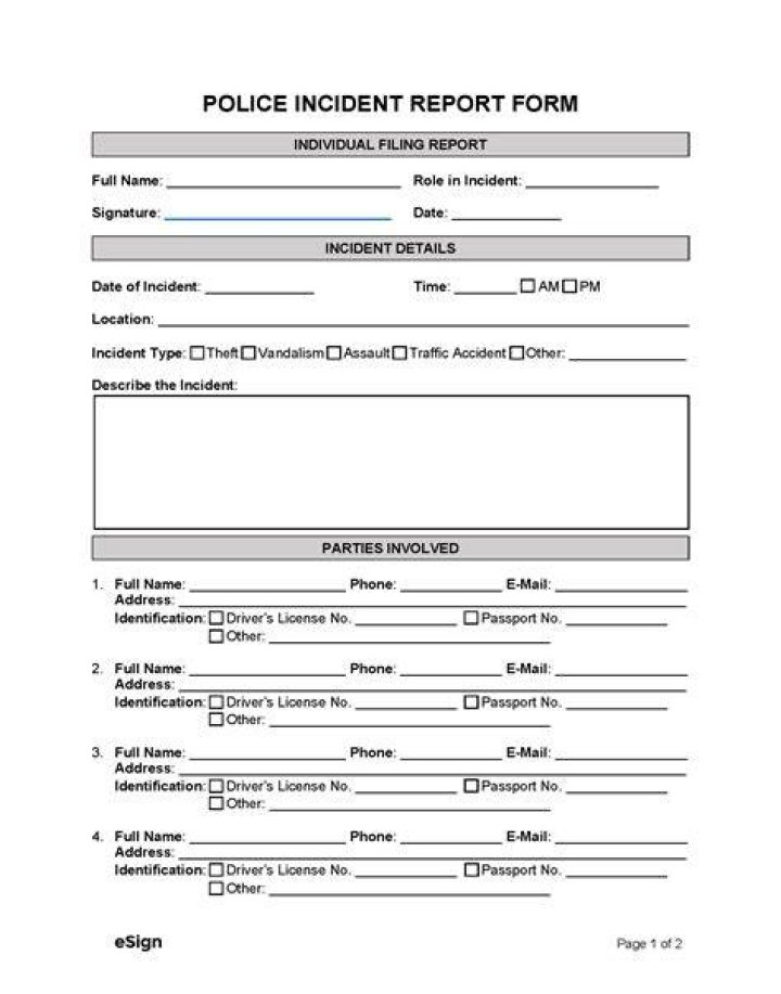 How do I get a copy of my police incident report?