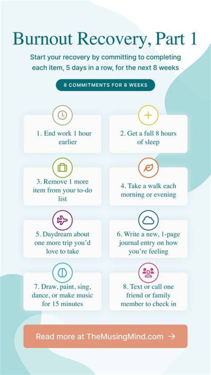 How do you take care of a burnout?