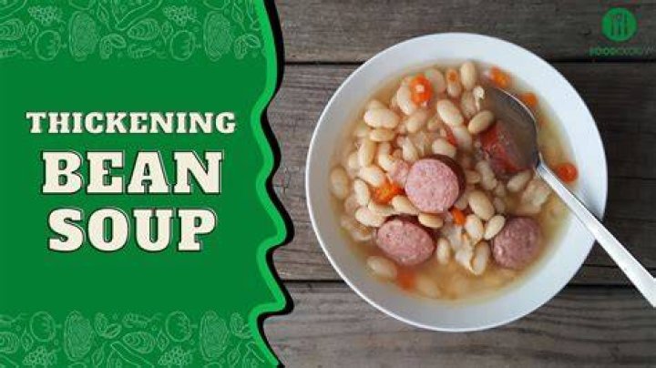 How do you thicken up bean soup?
