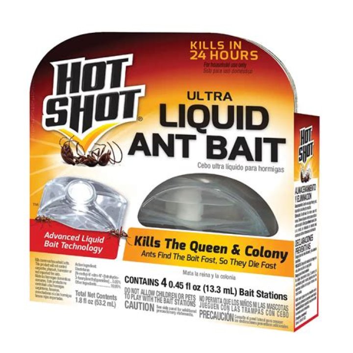 How do you use Hot Shot Ultra liquid ant bait?