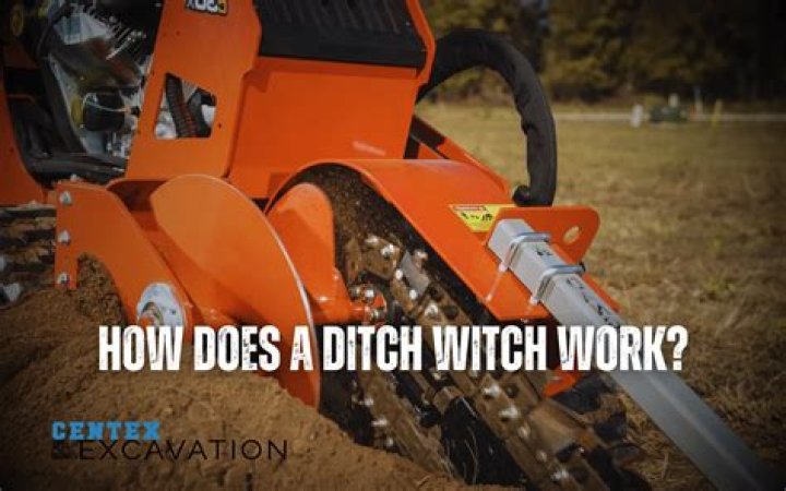 How does a Ditch Witch work?