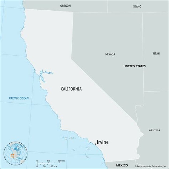 How far is Irvine California from Los Angeles?