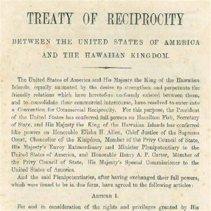 How long did the reciprocity treaty last?