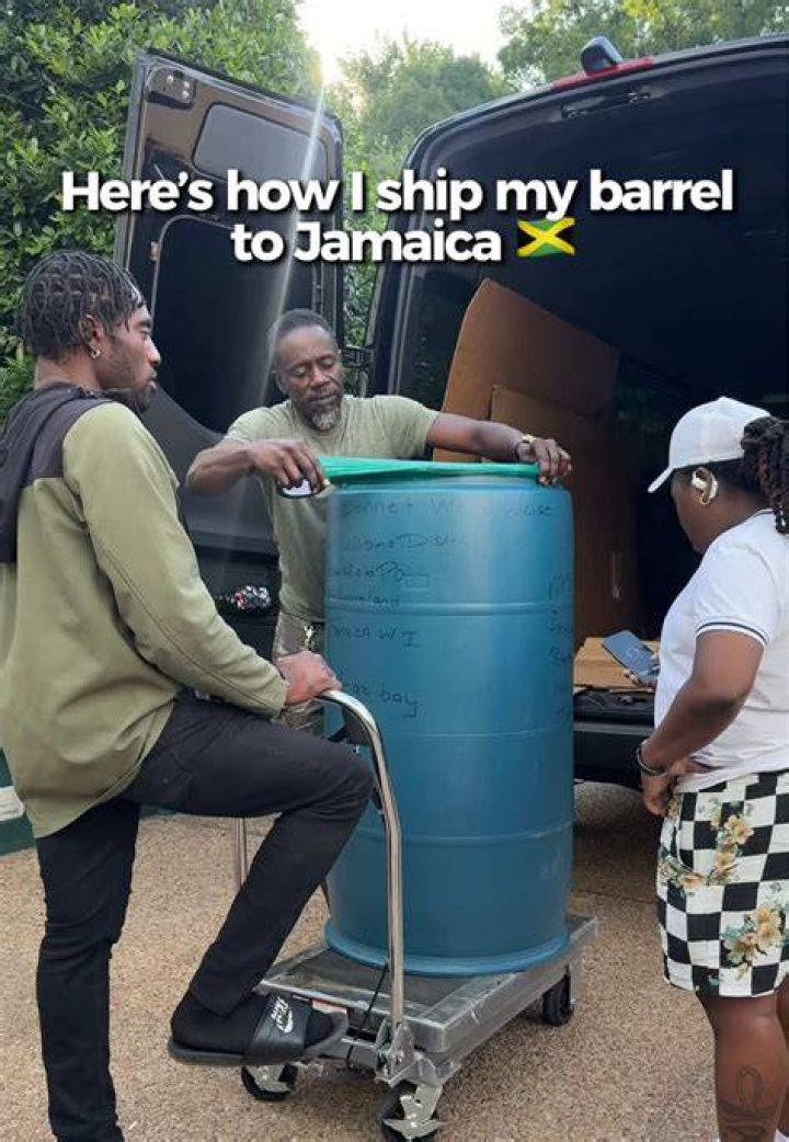 How long does it take for a barrel to reach Jamaica from New York?