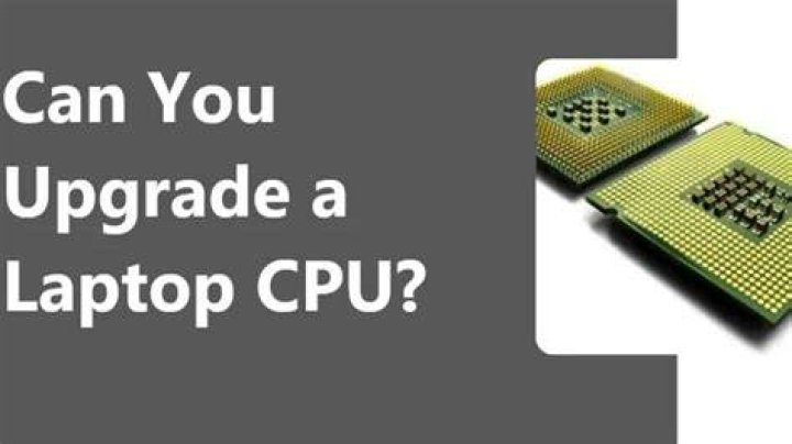Is there a CPU in laptop?