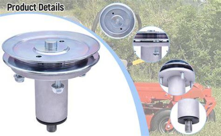 What are spindles on a mower?
