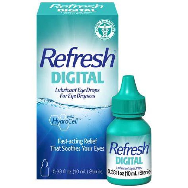 What company makes Refresh eye drops?