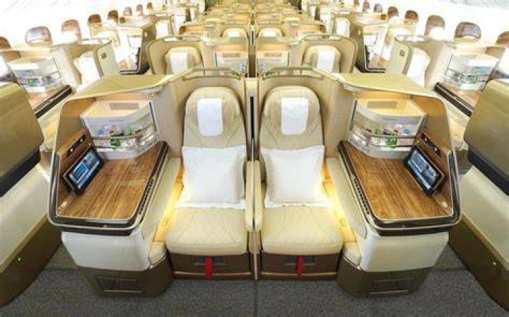 What do you get with Emirates business class?