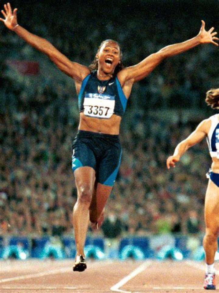 What does Marion Jones do for a living?
