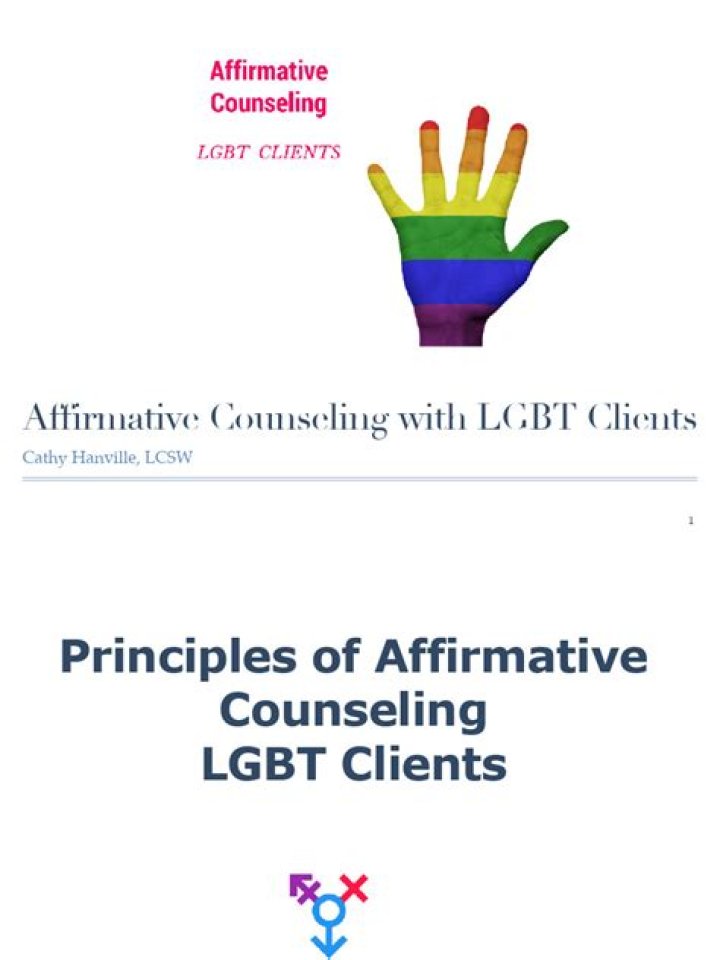 What is an affirmative approach to LGBT clients?
