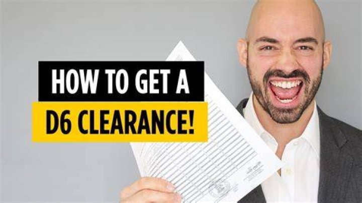 What is d6 clearance?