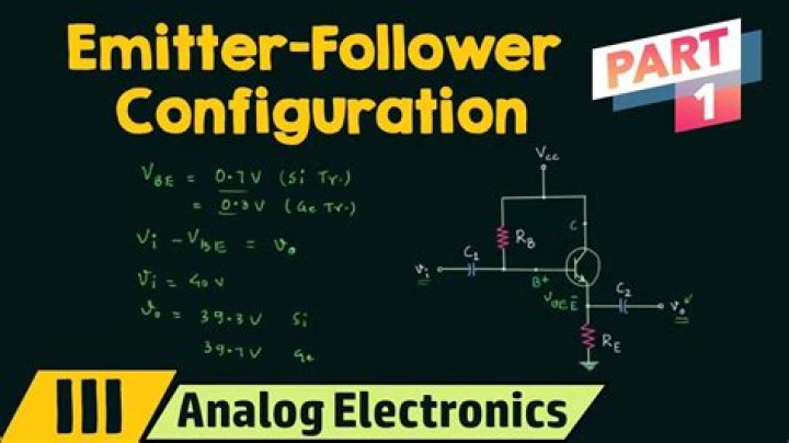 What is emitter follower configuration?