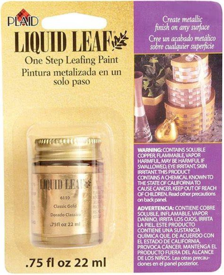 What is leafing paint?