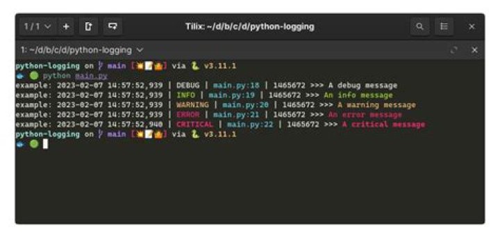 What is logging package in Python?