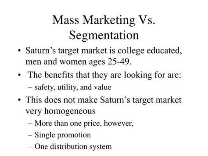 What is the difference between mass marketing and market segmentation?