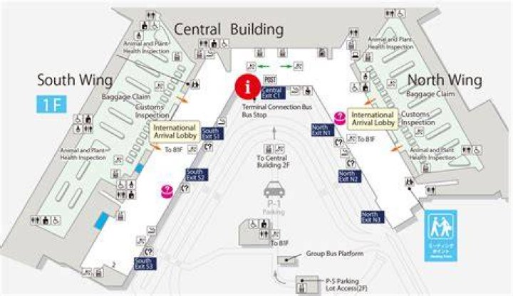 What terminal do international flights arrive at Narita?