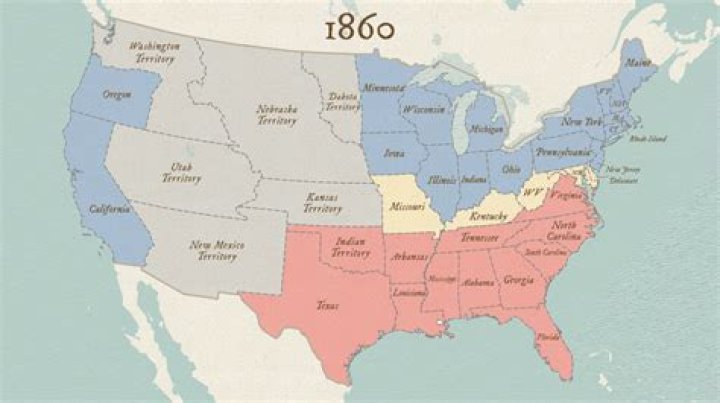 What was the geography of the North during the Civil War?