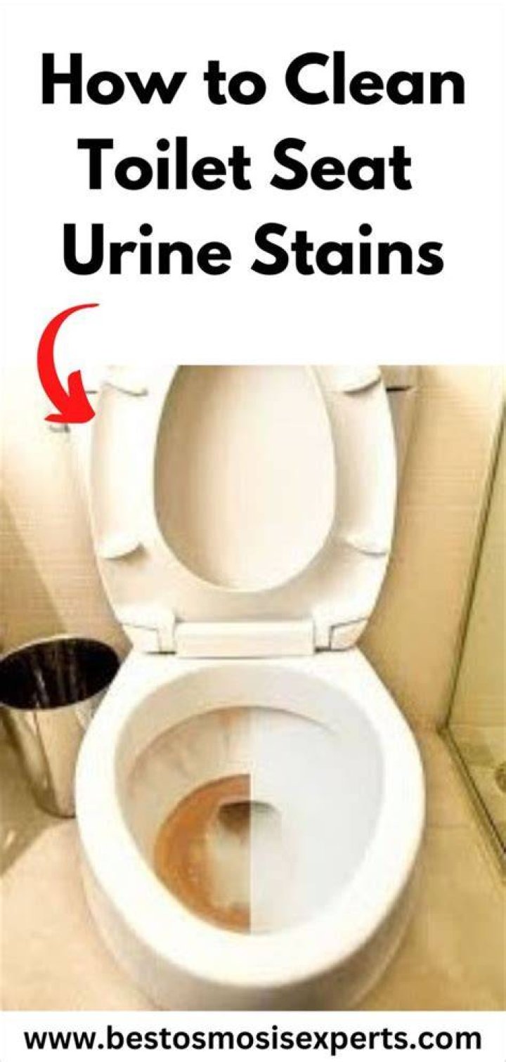 Why does urine stain toilet?